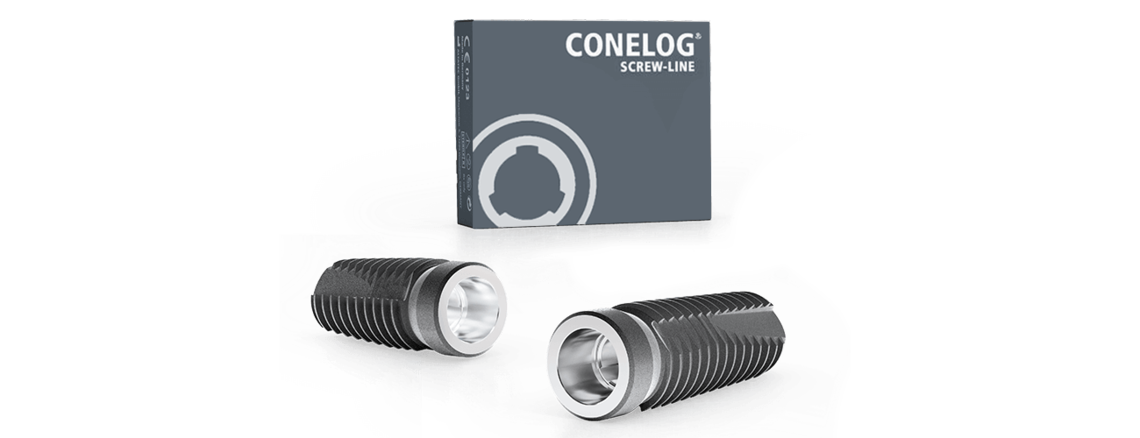 CONELOG Screw-Line Implants and package